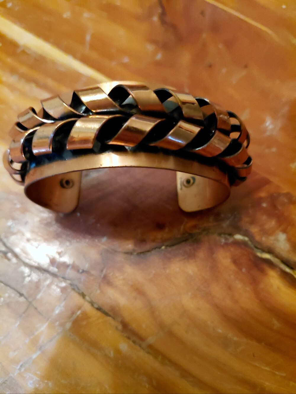 NEW Retired Sundance New Copper Bracelet " COPPER RIBBONS"
